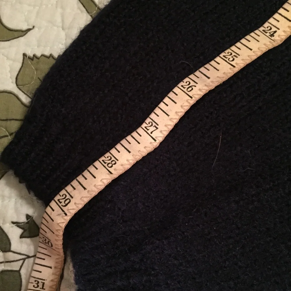 Navy Blue Fair Isle Sweater - Picture 3 of 7